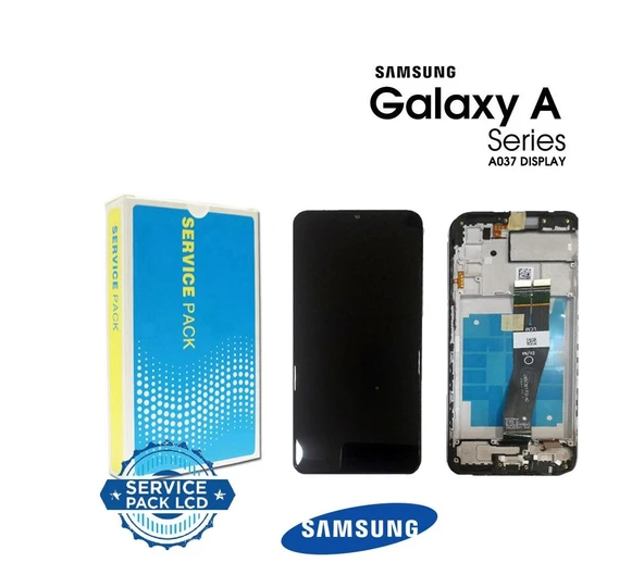 Samsung A037 A03S Lcd Ekran Çıtalı  100 Kvk  Orjinal