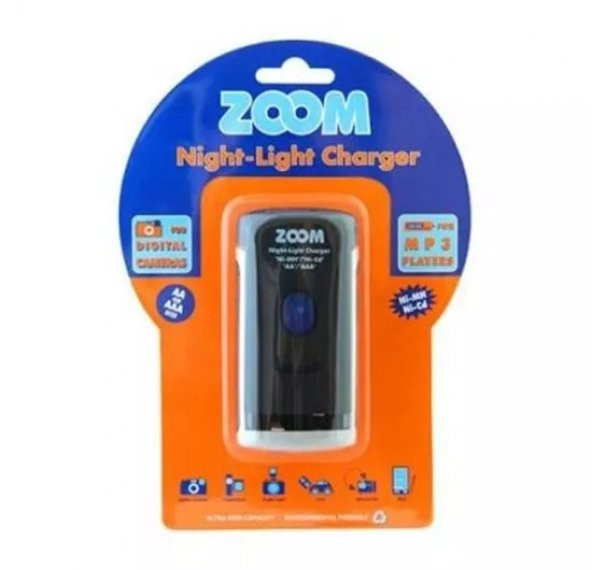 Zoom MA-0703 AAA-AA 2 Li Pil Şarj Adaptörü Cihazı