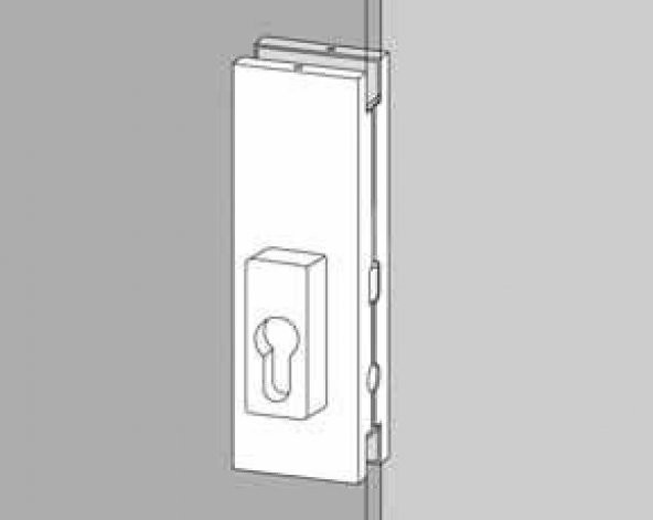 Dorma - dormakaba Universal Light US 20 Cam Kapı Orta Kilit