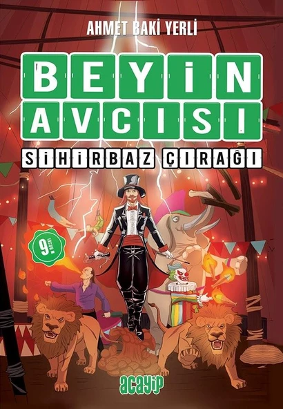 Beyin Avıcısı / 3 Sihirbaz Çırağı KARTON KAPAK - Ahmet Baki Yerli