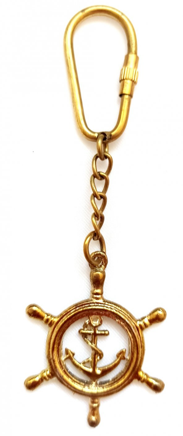 Dümen Şekilli Pirinç Anahtarlık Hediyelik Eşya