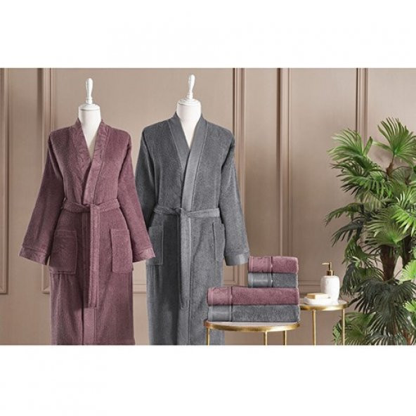 Özdilek Ditsy Aile Seti Mürdüm-Antrasit