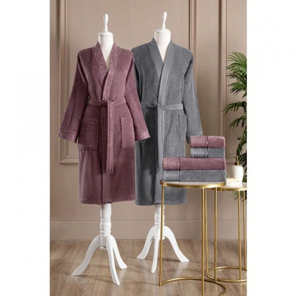 Özdilek Ditsy Aile Seti Mürdüm-Antrasit - 3