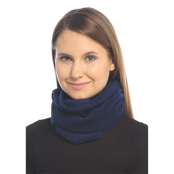 Siyah Polar Boyunluk Bayan Polar Boyunluk Bere  Lacivert ürün görseli