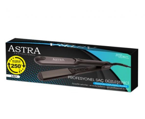 Astra L021 Profesyonel Kırmızı Saç Düzleştirici