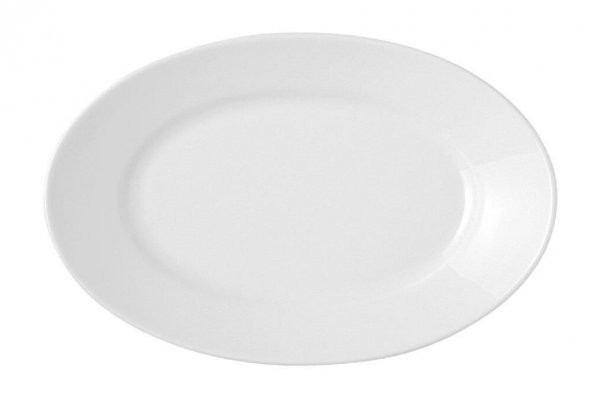 Porland Bella 12 Adet Beyaz Kayık Tabak 22cm 04POR025980
