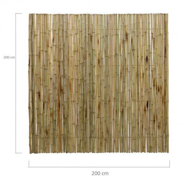 Bambu Çit / Paravan 200 Cm X 200 Cm - 1