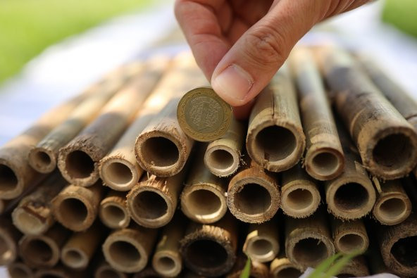 Bambu Çit / Paravan 200 Cm X 200 Cm - 3