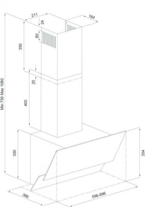 Silverline Siyah Cam Ankastre Set BO6024b01-CS5335B01-3420 Classy - Resim 7