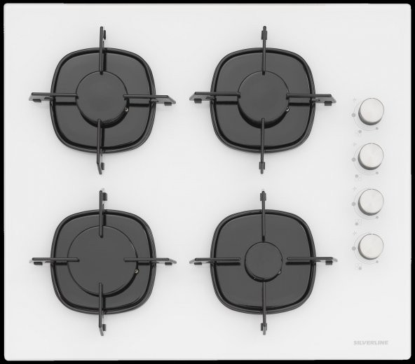 Silverline Beyaz Cam Ankastre Set BO6502W01 - CS5349W01 - 3420 - 5