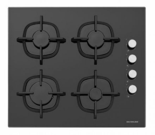 Silverline Siyah Cam Ankastre Set BO6502B02 - CS5343B01- 3457 - Resim 3