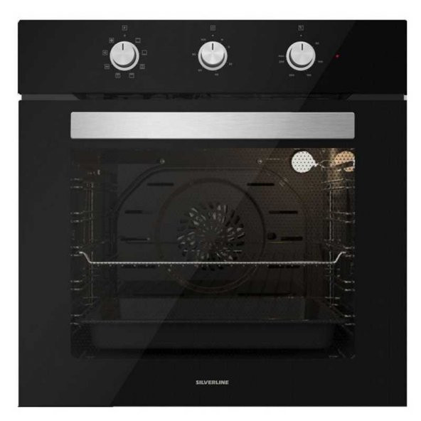 Silverline Siyah Cam Ankastre Set BO6503B01 - CS5349B01 - 3420 Classy - 3