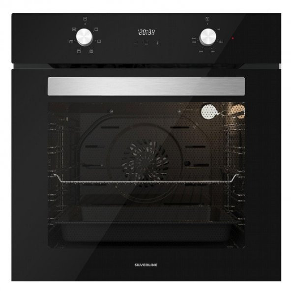 Silverline BO6502B01 - CS5335B01 - 3420 Classy 60 Siyah Ankastre Set - Resim 2