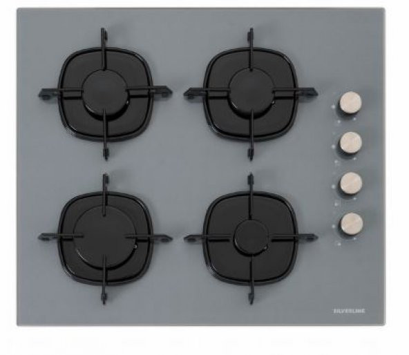 Silverline Gri Cam Ankastre Set BO6504S01 - CS5335S01 - Soho 3457 - 3