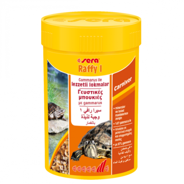 Sera Raffy I Gammarus Kaplumbağa Yemi 100 ml / 12 gr - 2