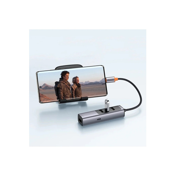Mcdodo HU-1120 100W 1TypeC 4USB 3.0 Çoklayıcı Adaptör - Gri - 2