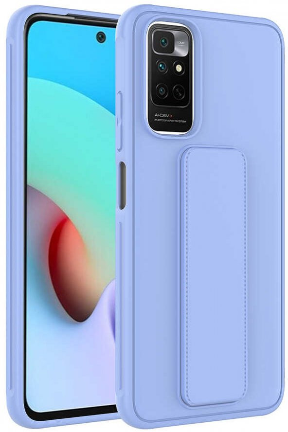 Xiaomi Redmi Note 11 Pro 5G Kılıf Standlı Mat Pürüzsüz Kapak - 8