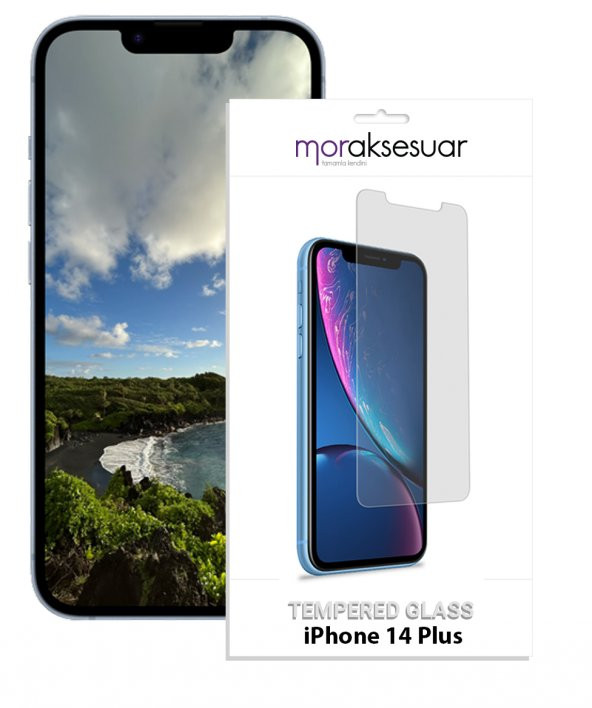 Apple iPhone 14 Plus Temperli Kırılmaz Cam Ekran Koruyucu Sert