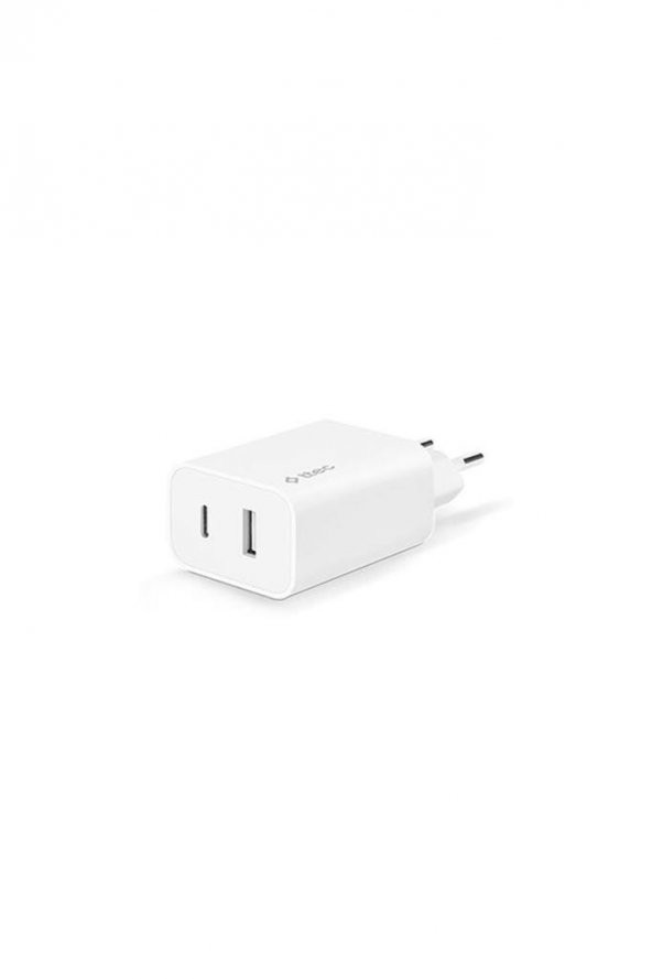 Ttec SmartCharger Duo PD 32W Seyahat Hızlı Şarj Aleti USB-C + USB-A Beyaz 2SCS24B