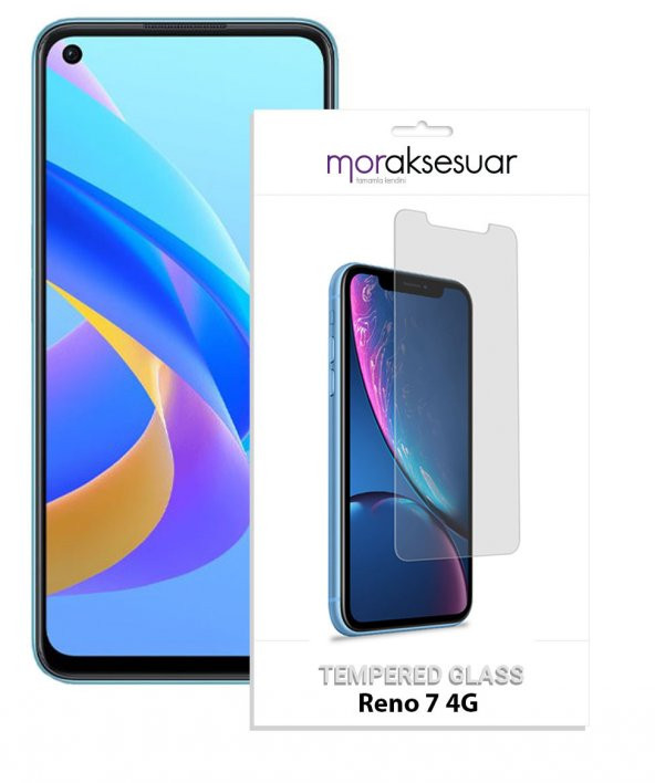 Oppo Reno 7 4G Temperli Kırılmaz Cam Ekran Koruyucu Sert