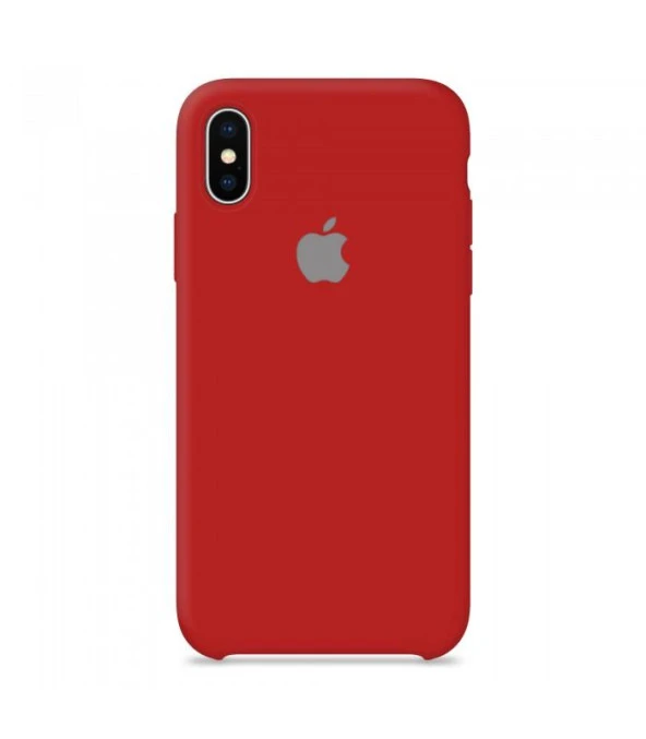 iPhone XS Max için Silikon Kılıf - Rose Red