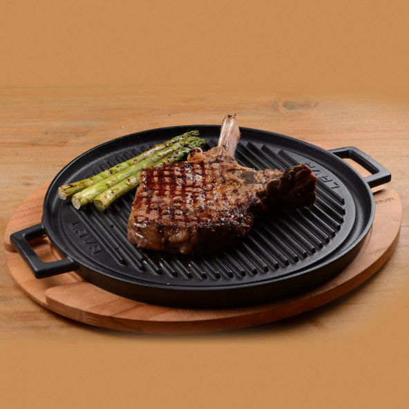 Lava LV ECO GT 28 T25 Yuvarlak Griddle 28 cm Metal Kulplu Tava - 2