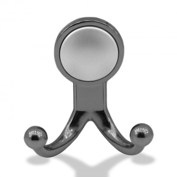 Vestiyer Duvar Askısı Dolap Elbise Askılığı Füme Metal Askı - 4