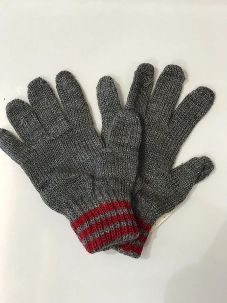 Gri Erkek Çocuk Eldiven 3-8 Yaş  Mavi 3-8 Yaş - Resim 7
