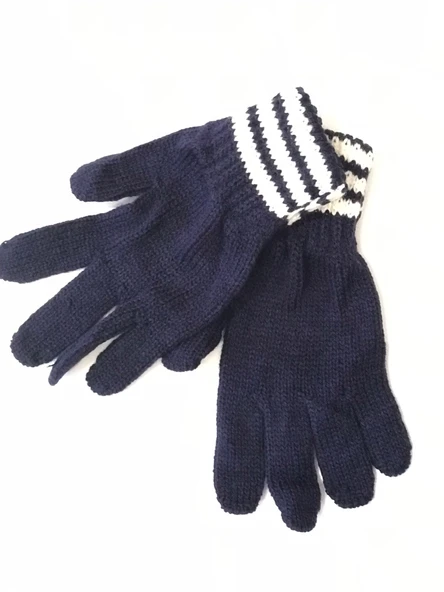 Gri Erkek Çocuk Eldiven 3-8 Yaş  Füme 3-6 Yaş - Resim 8