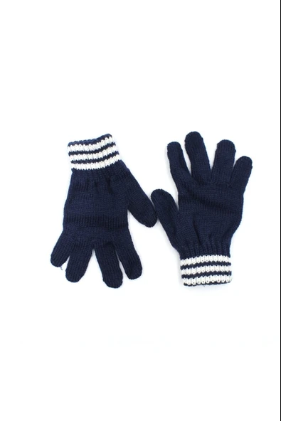 Gri Erkek Çocuk Eldiven 3-8 Yaş  Füme 3-6 Yaş - Resim 5