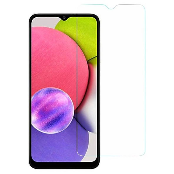Samsung Galaxy A03S Ekran Koruyucu Temperli Kırılmaz Cam - 2
