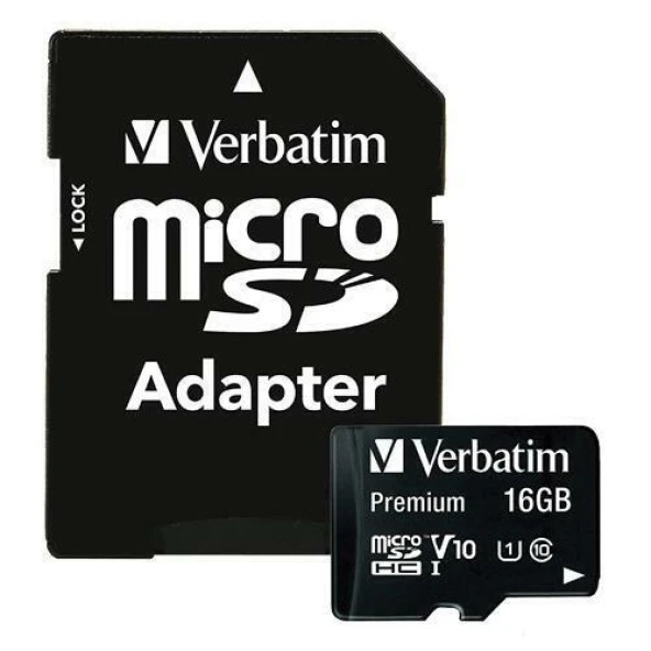 Verbatim 16GB Microsdxc Class 10 80MB Hafıza Kartı