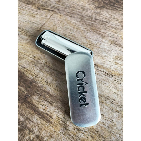 Full Metal Turbo Taşlı Mat Çakmak Gri