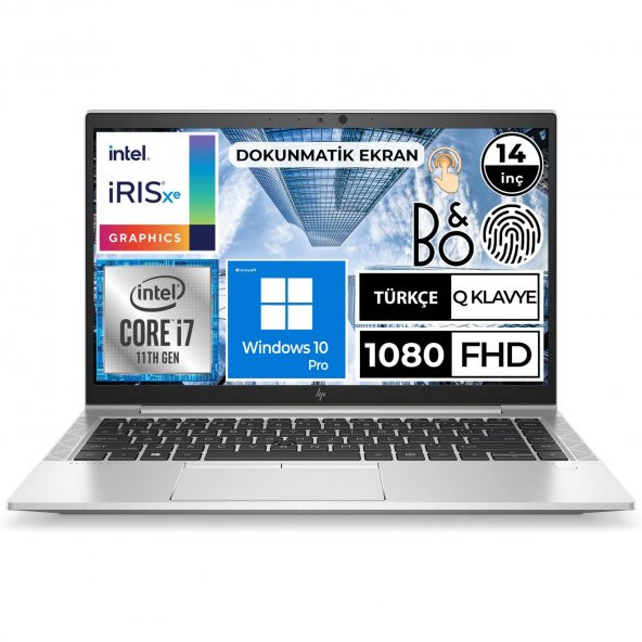 HP EliteBook 840 G8 336H5EA06 i7-1165G7 32GB 512SSD 14" FullHD Touch W10P Taşınabilir Bilgisayar