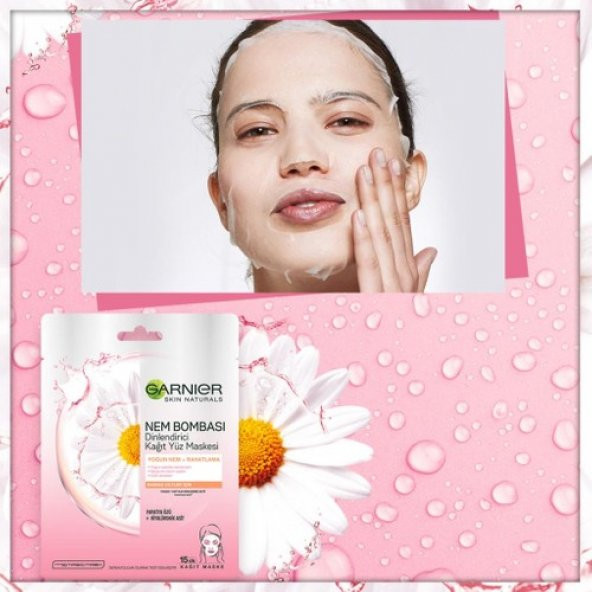 Garnier Nem Bombası Dinlendirici Kağıt Maske 32GR - 3