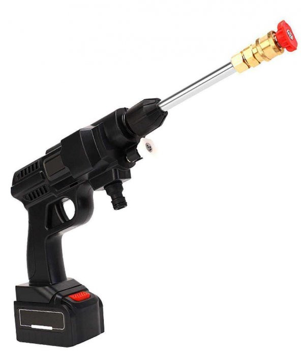 Taşınabilir Akülü Yıkayıcı 12v Yüksek Basınçlı 156w 22 Bar Lityum Pil - 6
