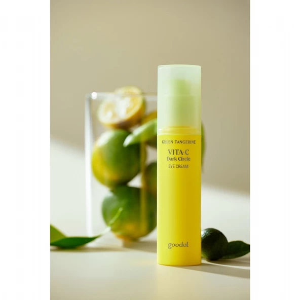 Goodal Green Tangerine Vita C Dark Circle Eye Cream - Yeşil Mandalina Özlü Aydınlatıcı & Leke Karşıtı Göz Kremi - 4