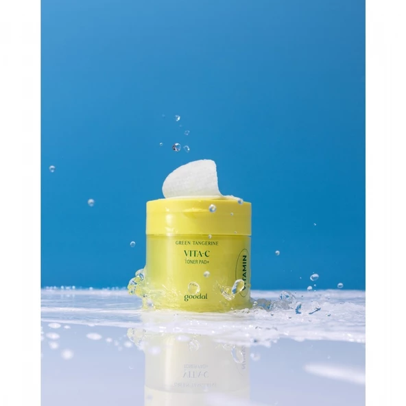 Goodal Green Tangerine Vita C Toner Pad Plus - Yeşil Mandalina Özlü Aydınlatıcı & Leke Karşıtı Tonik Ped - 5