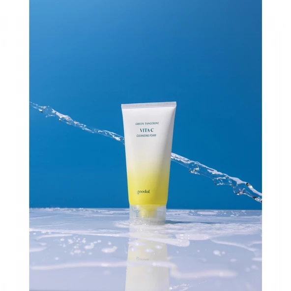 Goodal Green Tangerine Vita C Cleansing Foam - Yeşil Mandalina Özlü Aydınlatıcı & Leke Karşıtı Köpük Temizleyici - 5
