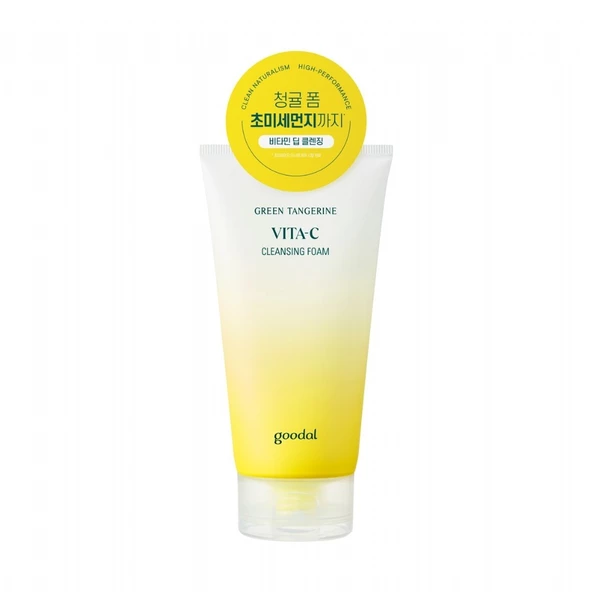 Goodal Green Tangerine Vita C Cleansing Foam - Yeşil Mandalina Özlü Aydınlatıcı & Leke Karşıtı Köpük Temizleyici - 2