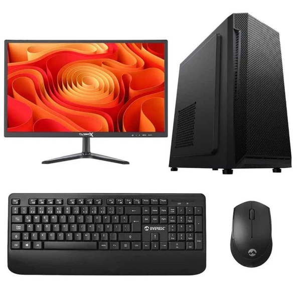 Turbox Tx381 i5 650 Turbo 3.46GHz 8GB Ram 256GB SSD 20 inç Monitör Masaüstü Ofis Pc Bilgisayarı