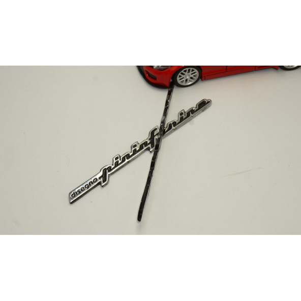 Bmw Pininfarina Designo Çamurluk Yanı Krom Metal Amblem Arma Seti - Resim 5