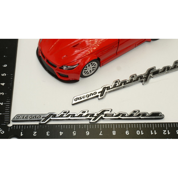 Bmw Pininfarina Designo Çamurluk Yanı Krom Metal Amblem Arma Seti - Resim 6