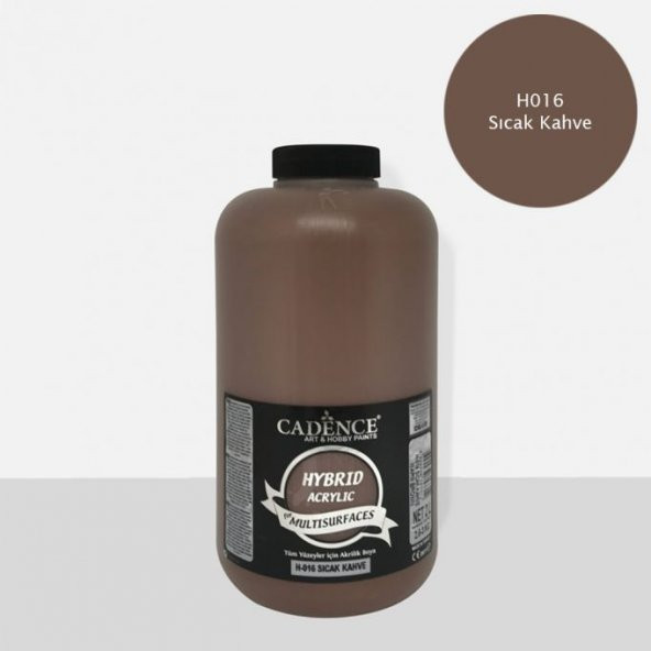 Cadence Hibrit Multisurface Boya 2000ml H-016 Sıcak Kahve (3 Kg)