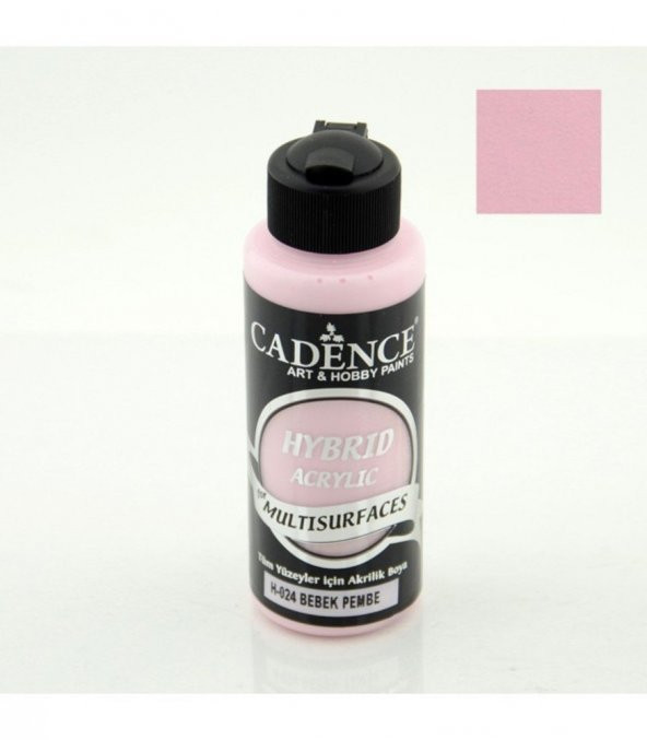Cadence Hibrit Multisurface Boya H024 Bebek Pembe 120ML