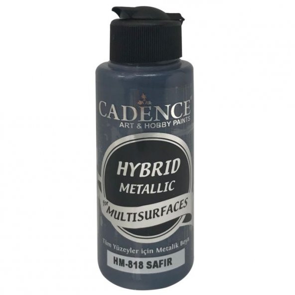 Cadence Hibrit Metalik Multisurface Boya H818 Safir 120ml ürün görseli