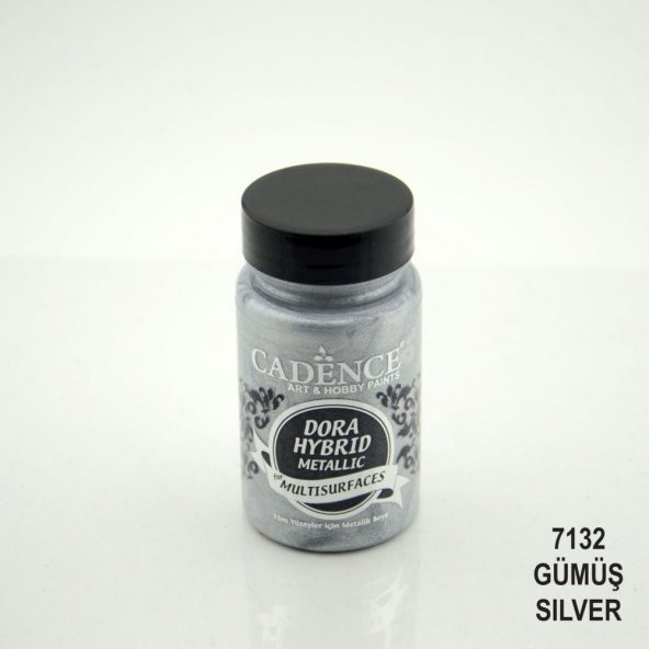 Cadence Dora Hibrit Multisurface Boya 7132 Gümüş 90ml ürün görseli