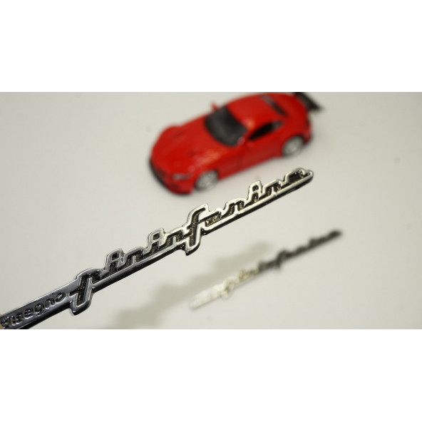 Peugeot Pininfarina Designo Çamurluk Yanı Krom Metal Amblem Arma Seti