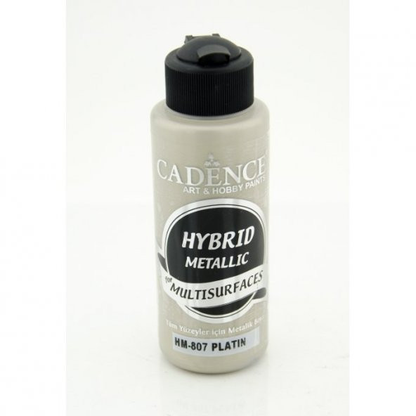 Cadence Hibrit Metalik Multisurface Boya H807 Platin 120ml