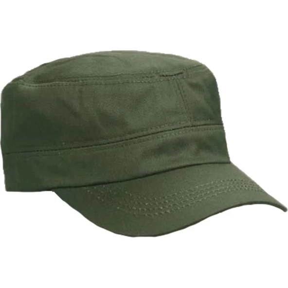 Erkek Castro Yeşil Cap Şapka Kasket Outdoor Siyah Tek Ebat - 4